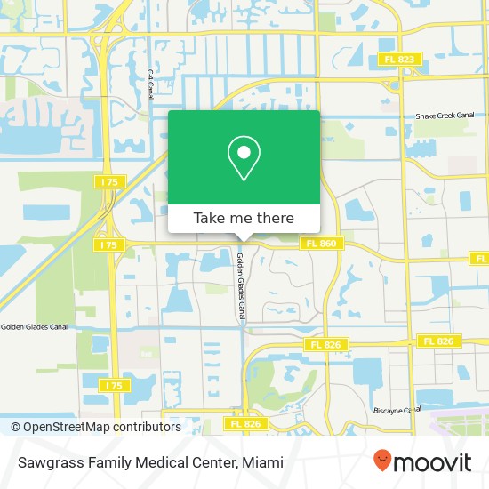 Sawgrass Family Medical Center map