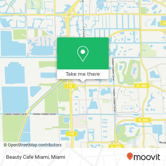 Mapa de Beauty Cafe Miami