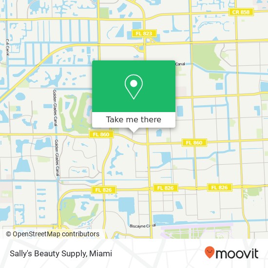 Mapa de Sally's Beauty Supply