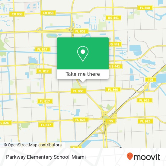 Mapa de Parkway Elementary School