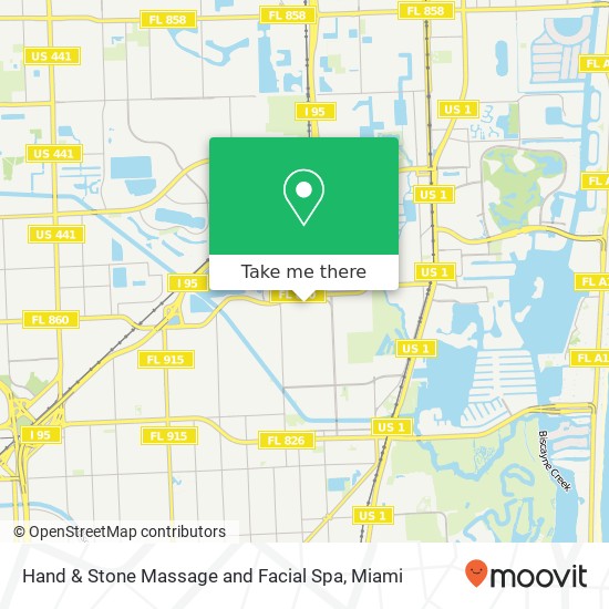 Hand & Stone Massage and Facial Spa map