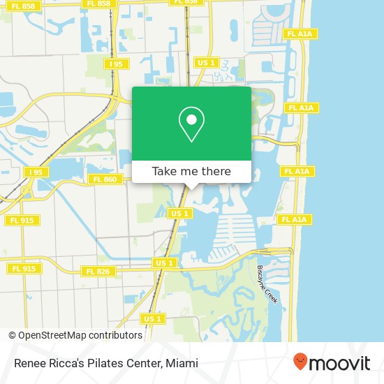 Mapa de Renee Ricca's Pilates Center