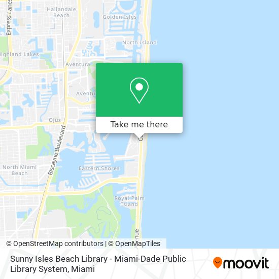 Sunny Isles Beach Library - Miami-Dade Public Library System map
