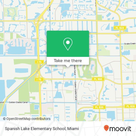 Mapa de Spanish Lake Elementary School