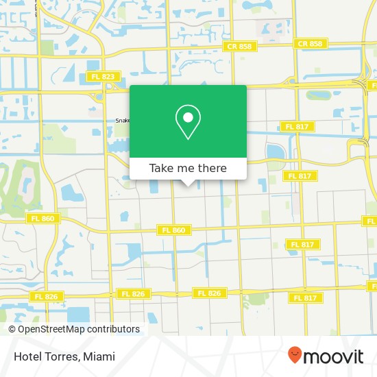 Hotel Torres map