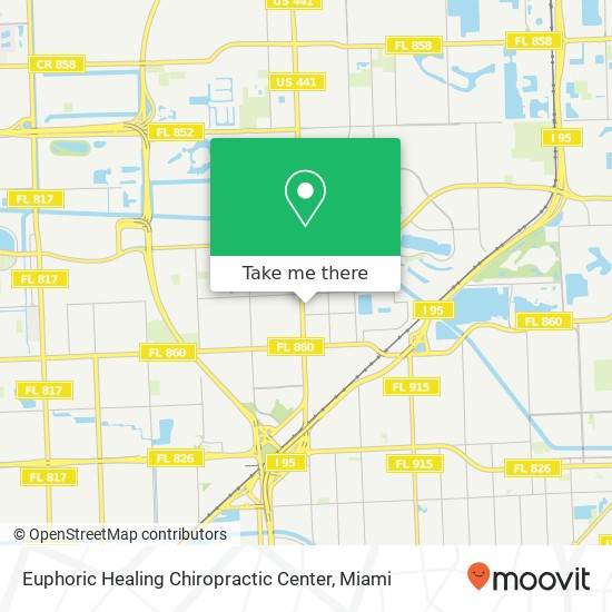 Mapa de Euphoric Healing Chiropractic Center