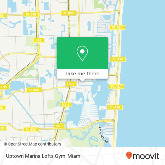 Uptown Marina Lofts Gym map