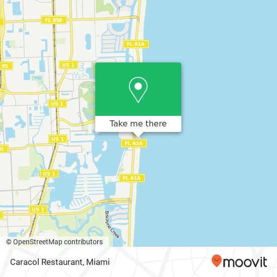 Caracol Restaurant map