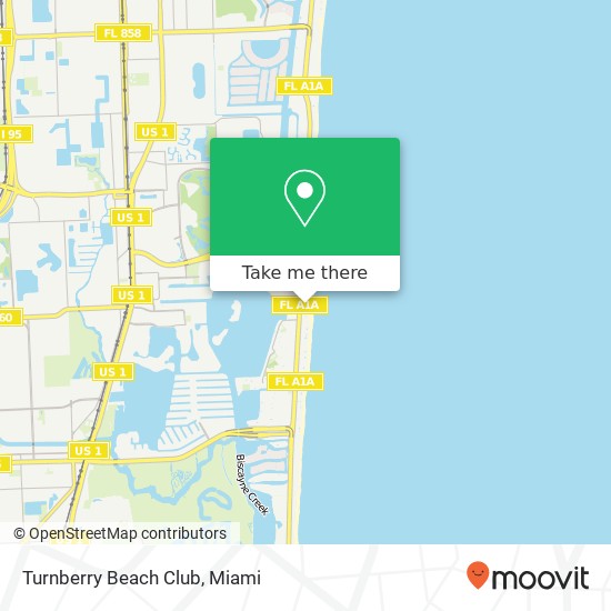 Turnberry Beach Club map