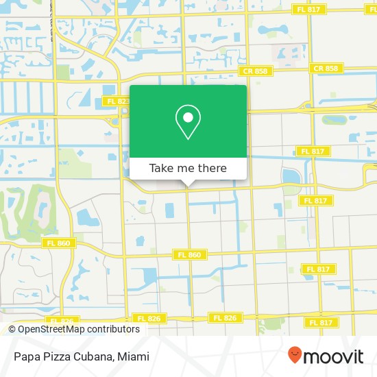 Papa Pizza Cubana map