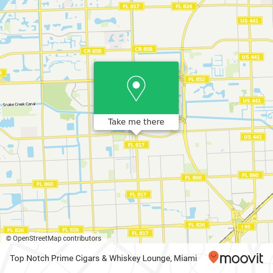 Top Notch Prime Cigars & Whiskey Lounge map