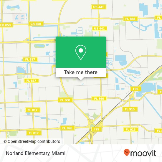 Mapa de Norland Elementary