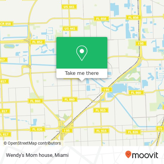 Mapa de Wendy's Mom house