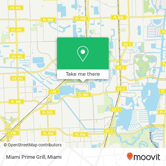 Mapa de Miami Prime Grill