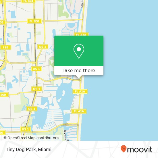 Mapa de Tiny Dog Park