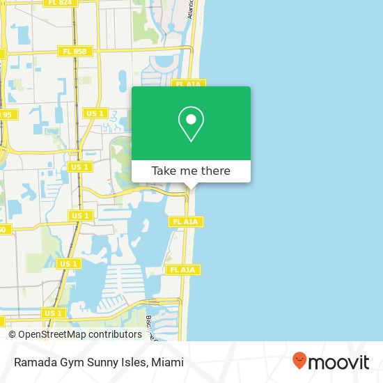 Mapa de Ramada Gym Sunny Isles