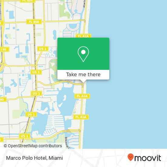 Marco Polo Hotel map