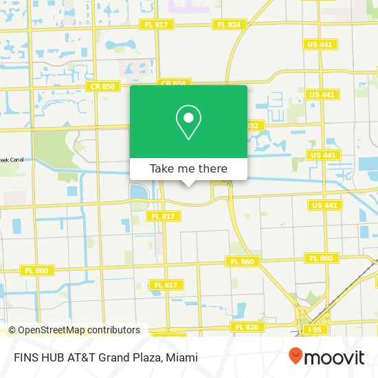 FINS HUB AT&T Grand Plaza map