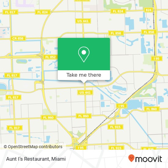 Aunt I's Restaurant map