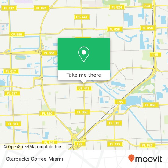 Starbucks Coffee map