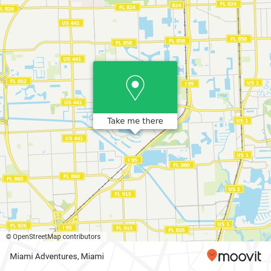 Miami Adventures map