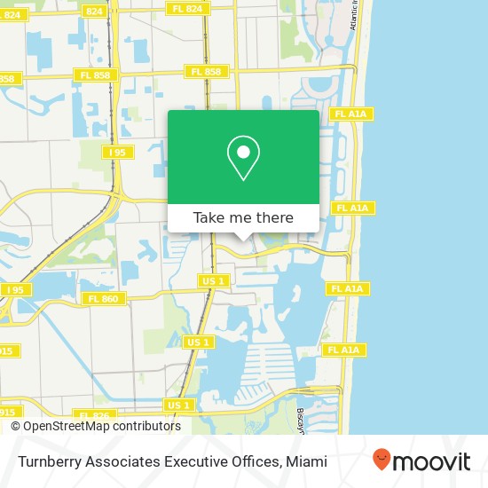 Turnberry Associates Executive Offices map