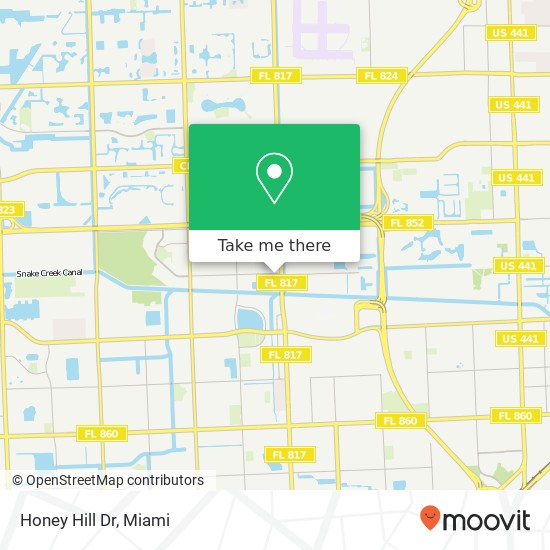 Mapa de Honey Hill Dr