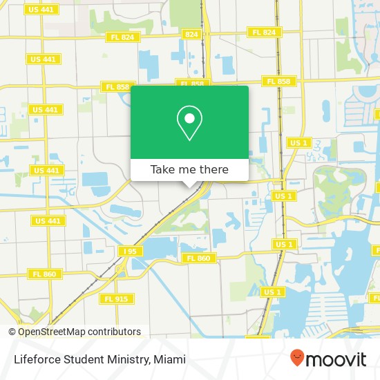 Lifeforce Student Ministry map