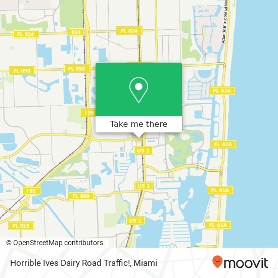 Horrible Ives Dairy Road Traffic! map