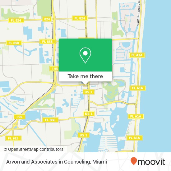 Mapa de Arvon and Associates in Counseling