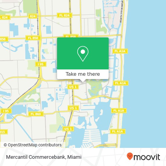 Mapa de Mercantil Commercebank