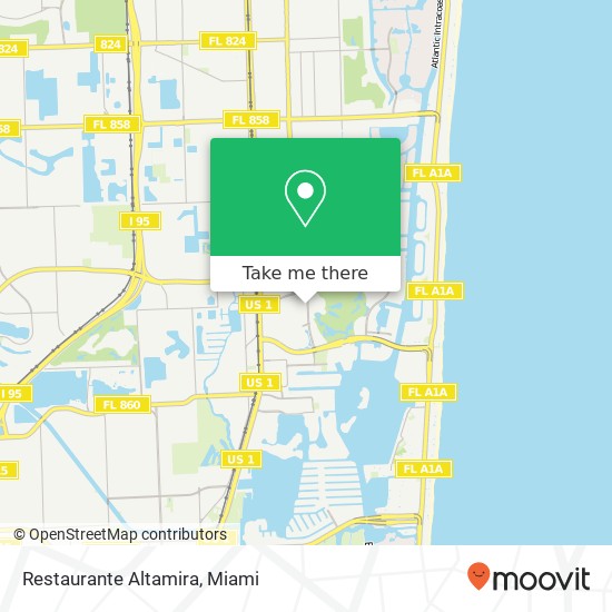 Mapa de Restaurante Altamira
