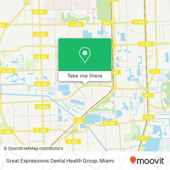 Great Expressions Dental Health Group map