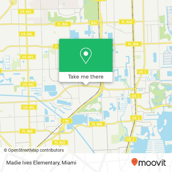 Mapa de Madie Ives Elementary