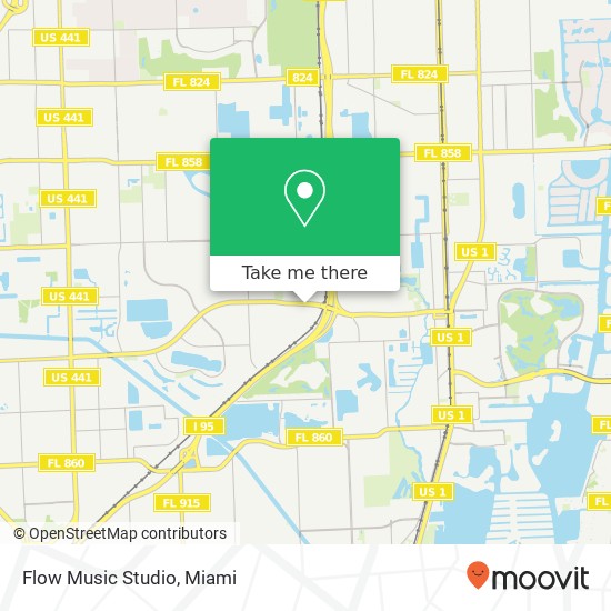 Flow Music Studio map