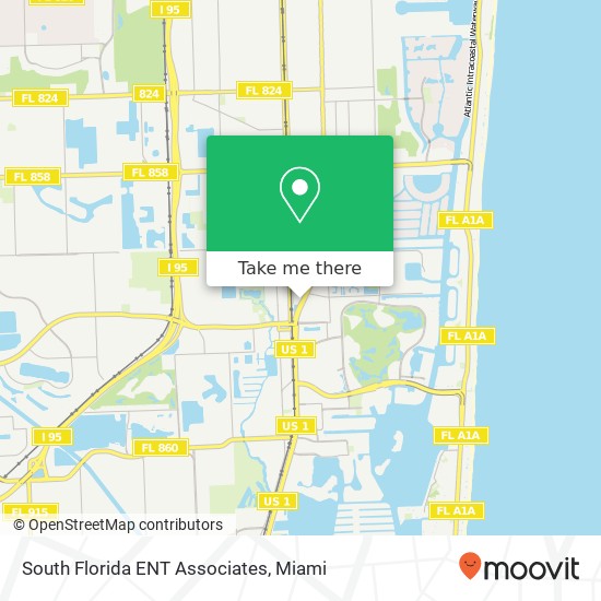 Mapa de South Florida ENT Associates