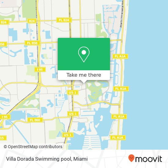 Villa Dorada Swimming pool map