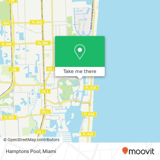 Mapa de Hamptons  Pool