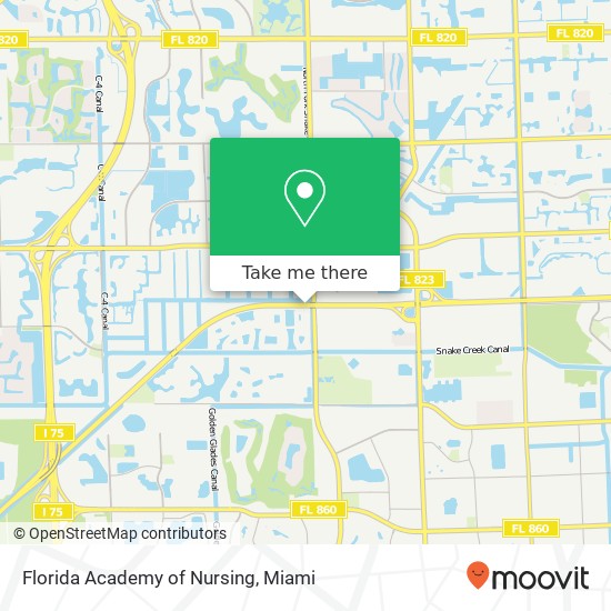 Florida Academy of Nursing map