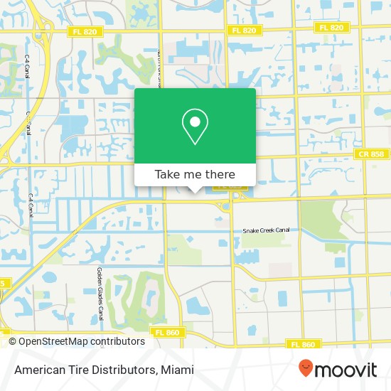 American Tire Distributors map