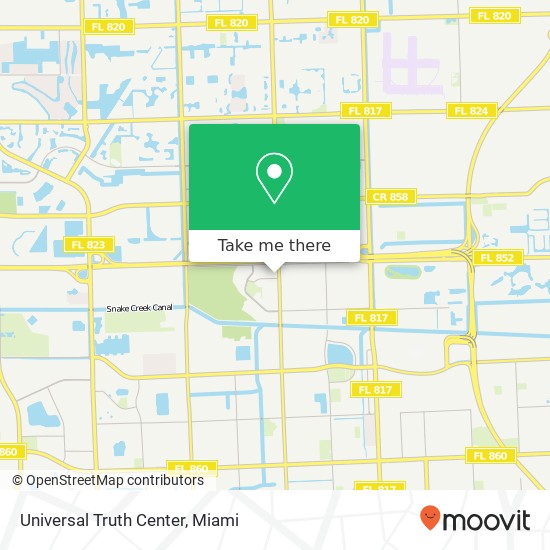 Mapa de Universal Truth Center