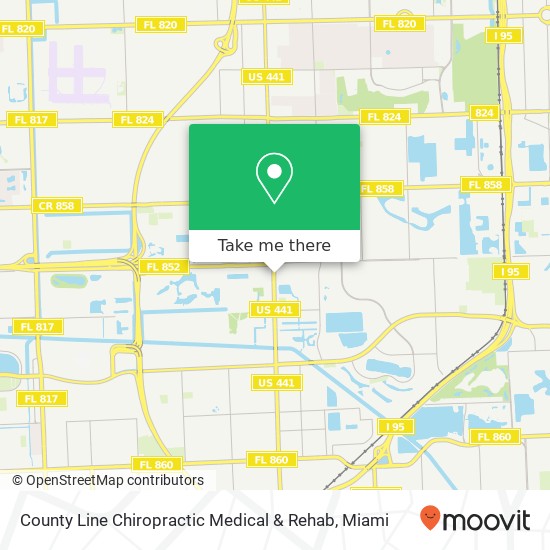 County Line Chiropractic Medical & Rehab map