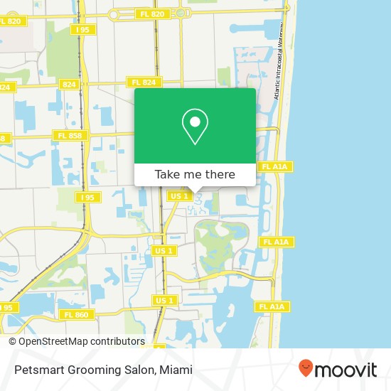 Petsmart Grooming Salon map