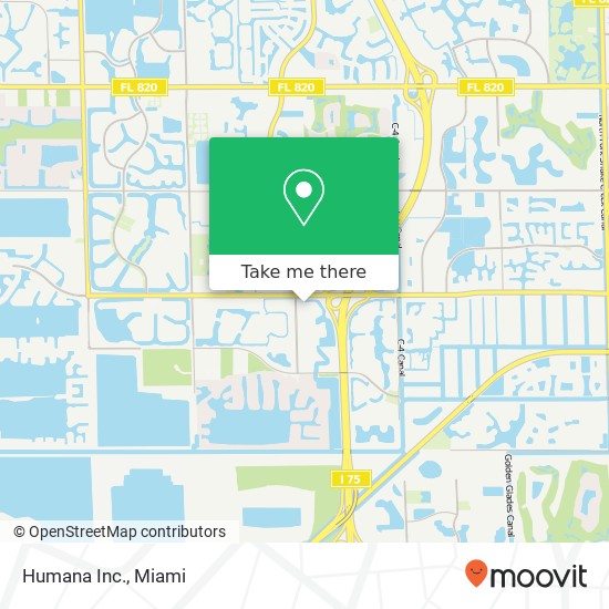 Humana Inc. map