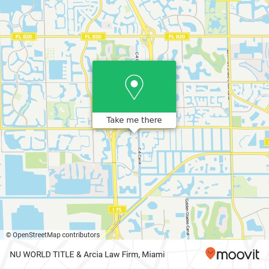 NU WORLD TITLE & Arcia Law Firm map
