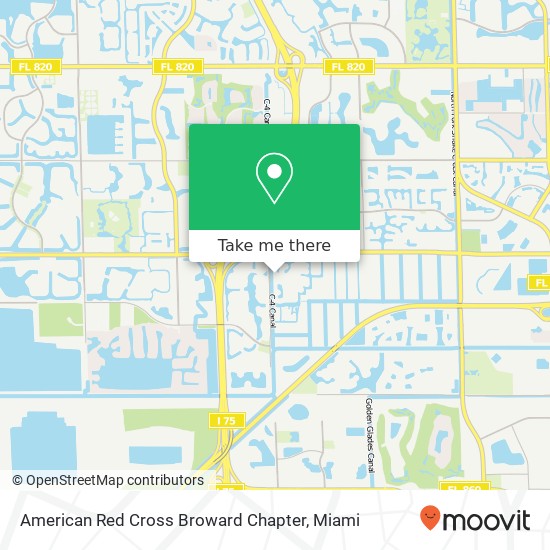 American Red Cross Broward Chapter map