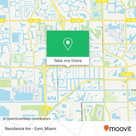 Residence Inn - Gym map