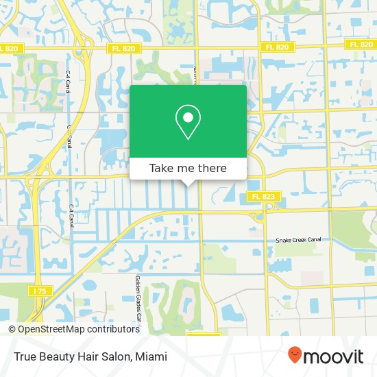 True Beauty Hair Salon map