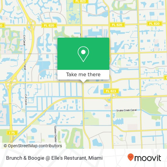 Brunch & Boogie @ Elle's Resturant map