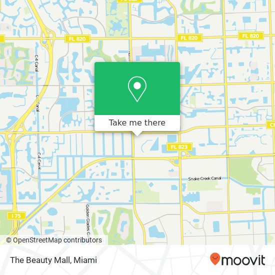 The Beauty Mall map